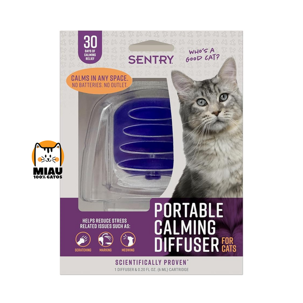 Difusor Calmante Portátil para Gatos Sentry