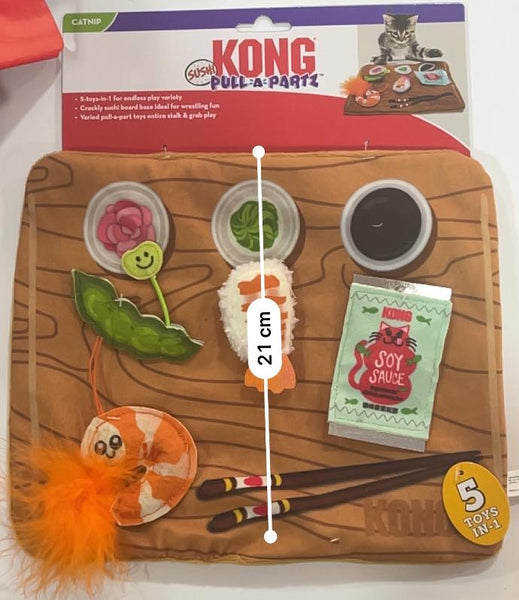 JUGUETE KONG GATO PULL-A-PARTZ™ SUSHI