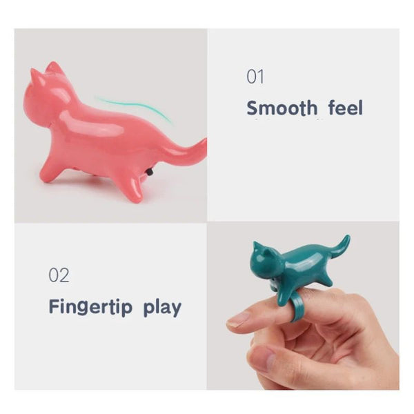 PUNTERO LÁSER TIPO ANILLO PARA GATOS