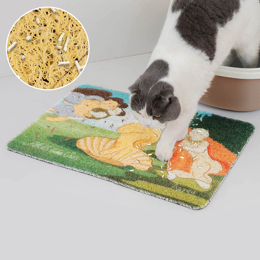 ALFOMBRA ATRAPA ARENA MULTIUSOS PARA GATOS – miaugatospetshop