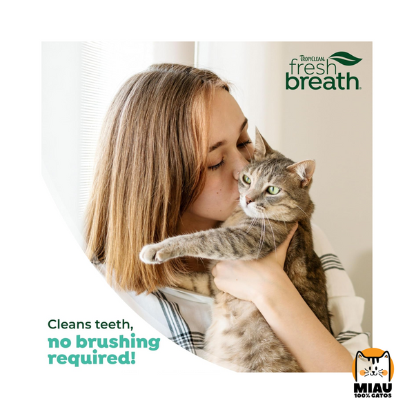 TROPICLEAN GEL DENTAL REMOVEDOR DE PLACA DENTAL PARA GATOS 59 ML