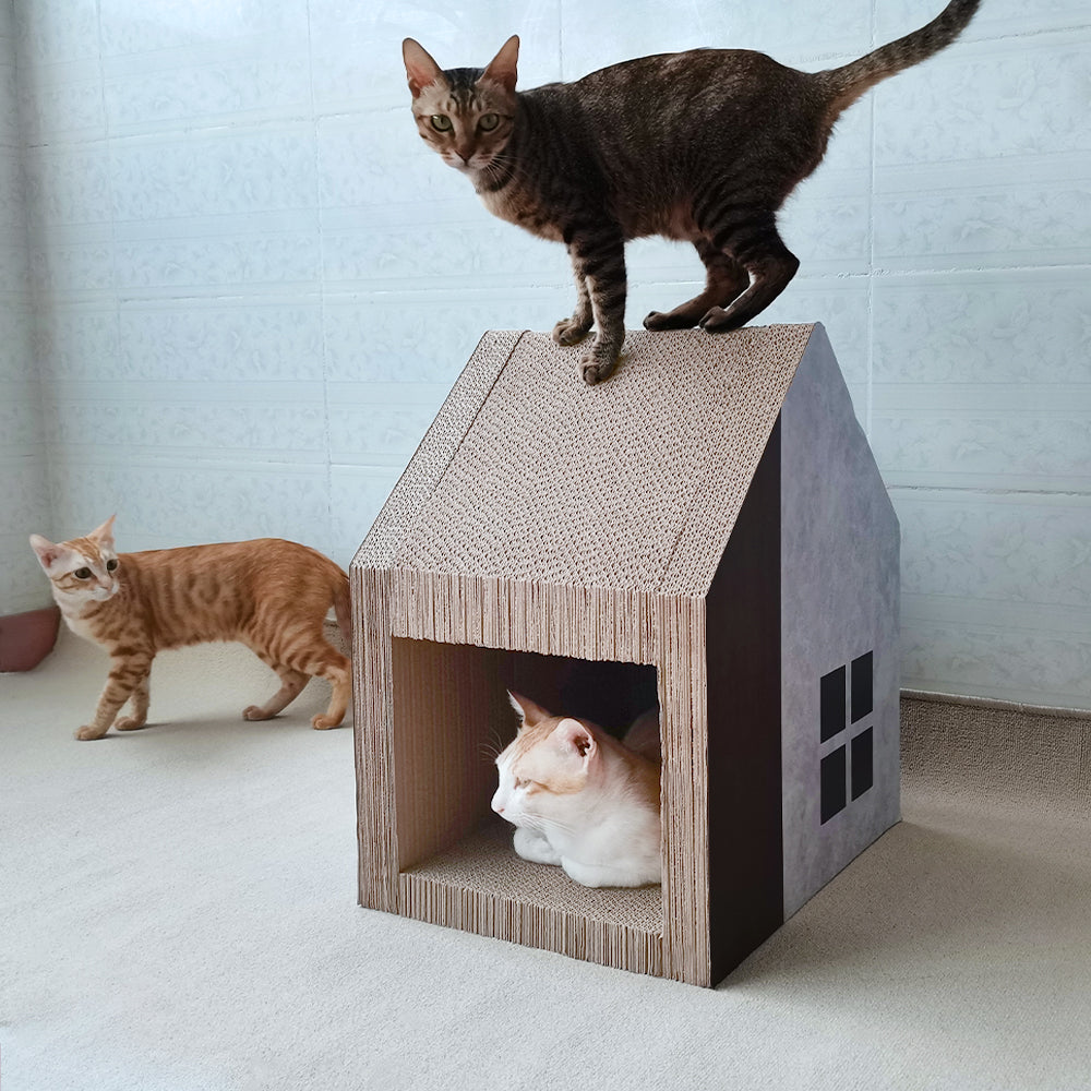 MEGA CASA RASCADOR PARA GATOS – miaugatospetshop