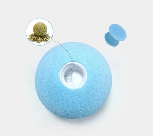 PELOTA CON SONIDO Y CATNIP CATDRIBALL