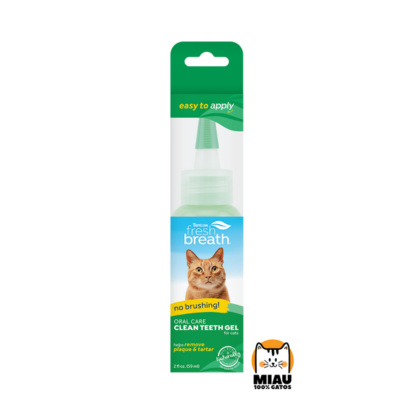 TROPICLEAN GEL DENTAL REMOVEDOR DE PLACA DENTAL PARA GATOS 59 ML