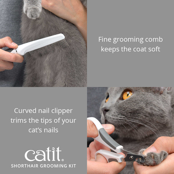 CATIT GROOMING KIT PARA PELO CORTO