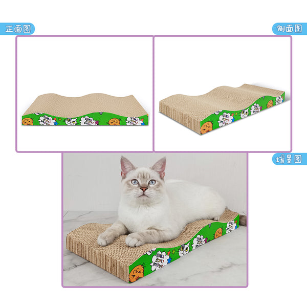 RASCADOR BÁSICO ONDULADO PARA GATOS