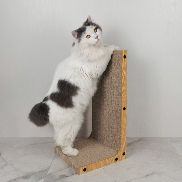 RASCADOR PARA GATOS EN L