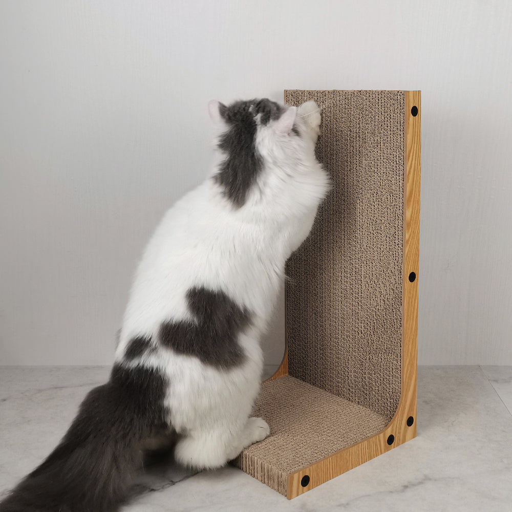 RASCADOR PARA GATOS EN L