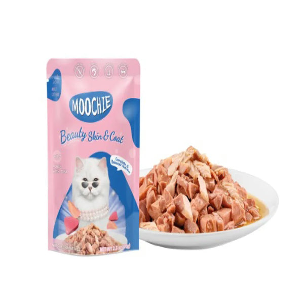 MOOCHIE TROZOS BEAUTY SKIN & COAT CON ATÚN