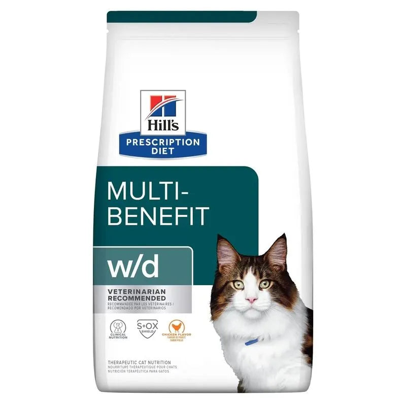 ALIMENTO MEDICADO HILLS W/D PARA GATOS