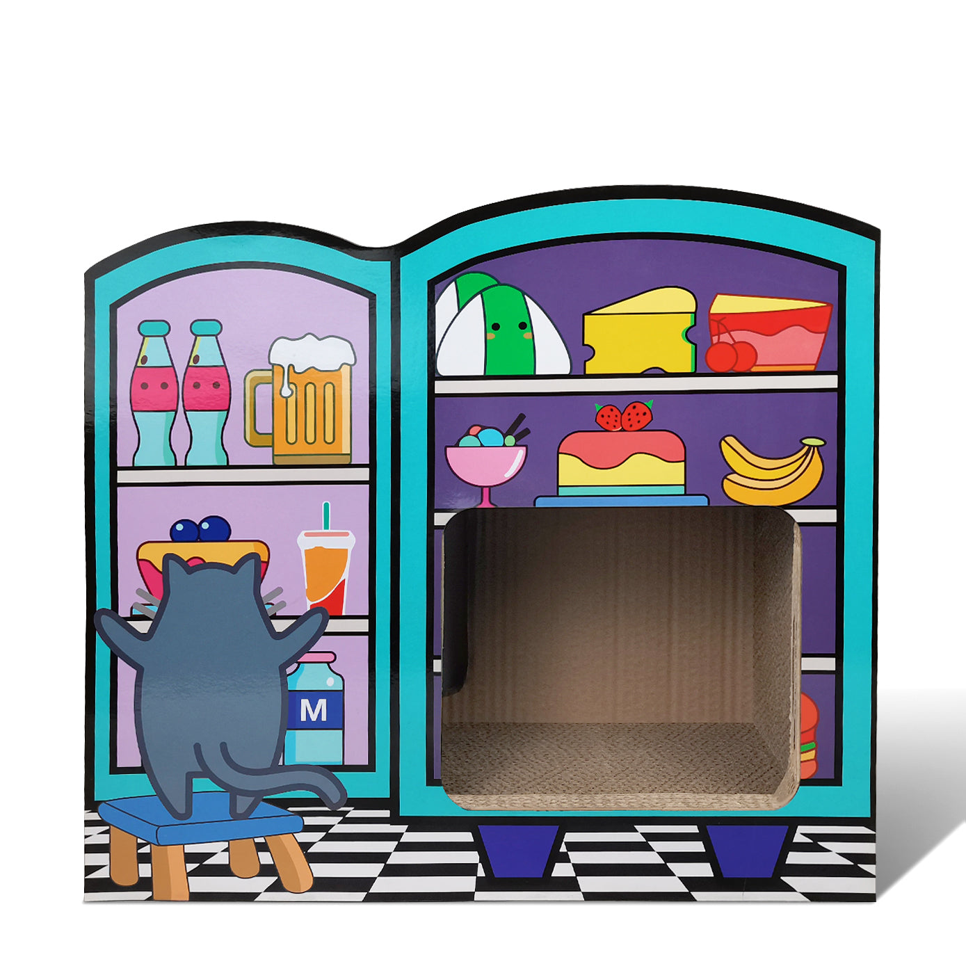 RASCADOR PARA GATOS REFRIGERADORA