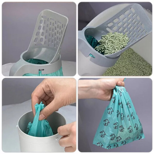 SHOVEL SCOOP - PALA DE ARENA CON ROLLO DE BASURA