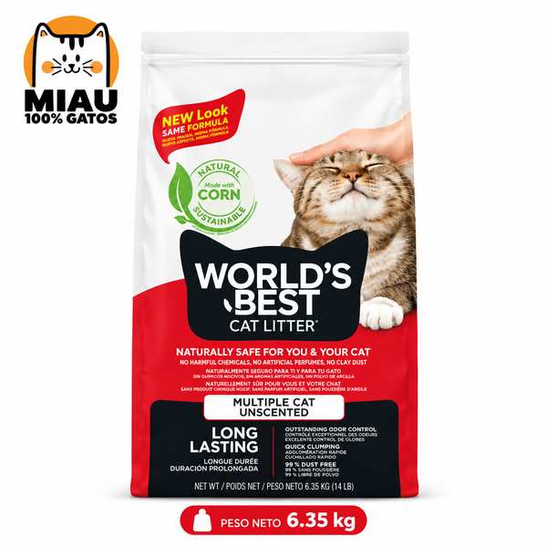 WORLD BEST CAT LITTER MULTIPLE CAT CLUMPING 6.35 KG