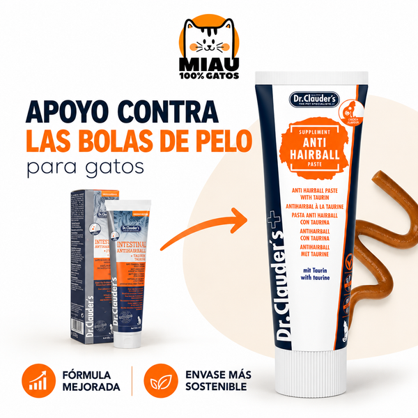DR CLAUDERS ANTI HAIRBALL WITH TAURINA PARA GATOS 100G