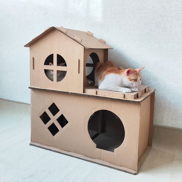 RASCADOR PARA GATOS CASA DUPLEX