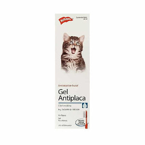 GEL ANTIPLACA PARA GATOS - CLORHEXIDINA 0.2%