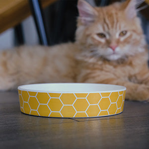 PLATO BAMBOO ANTIFATIGA DE BIGOTES HONEY COMB - BECOPETS