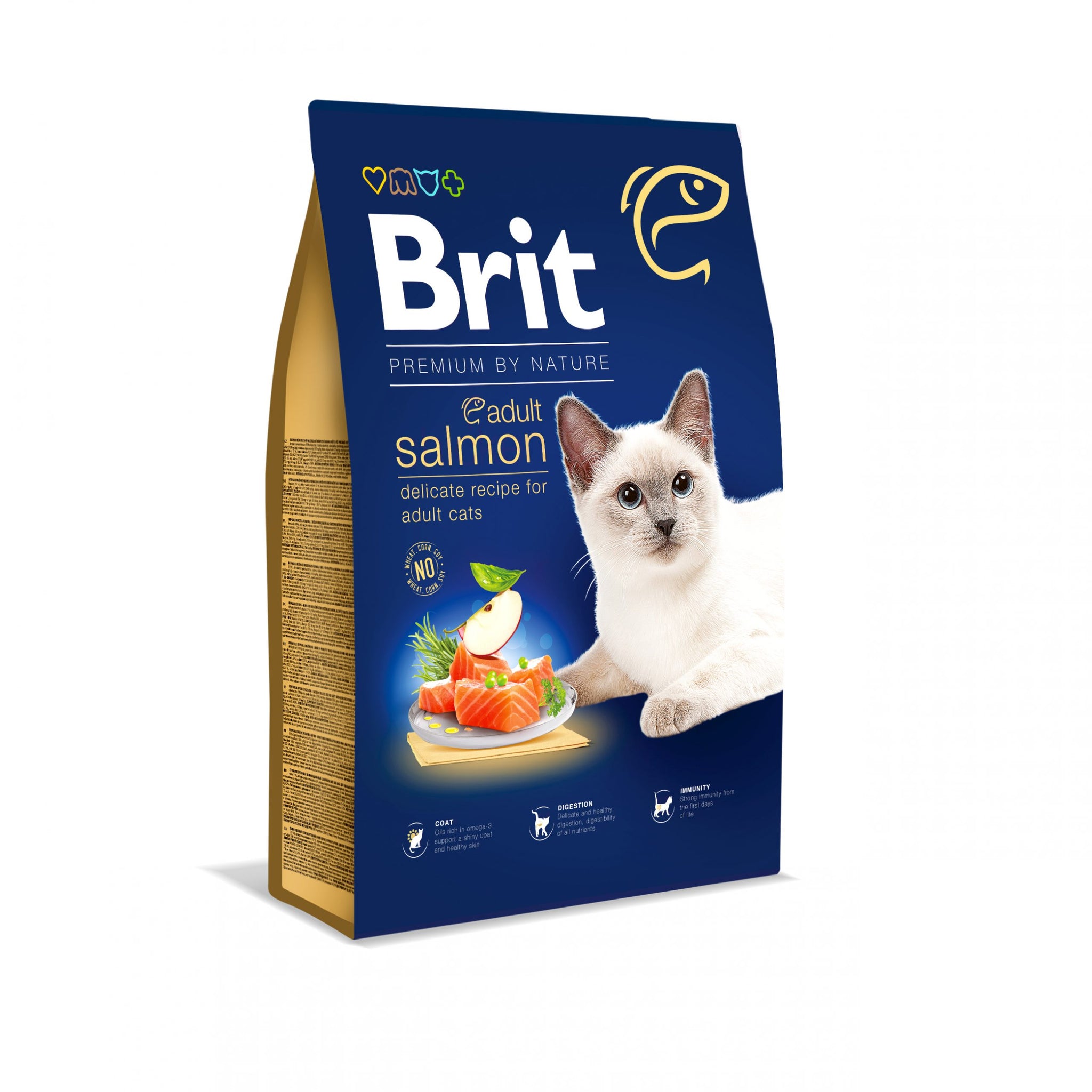 BRIT PREMIUM ADULTO SALMÓN - 8 KG