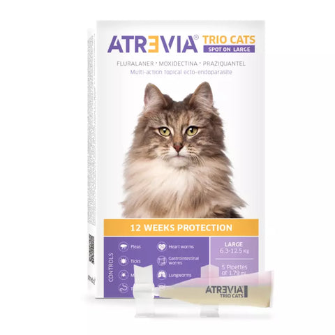 ATREVIA TRIO CATS (6.3 – 12.5KG) X1 PIPETA