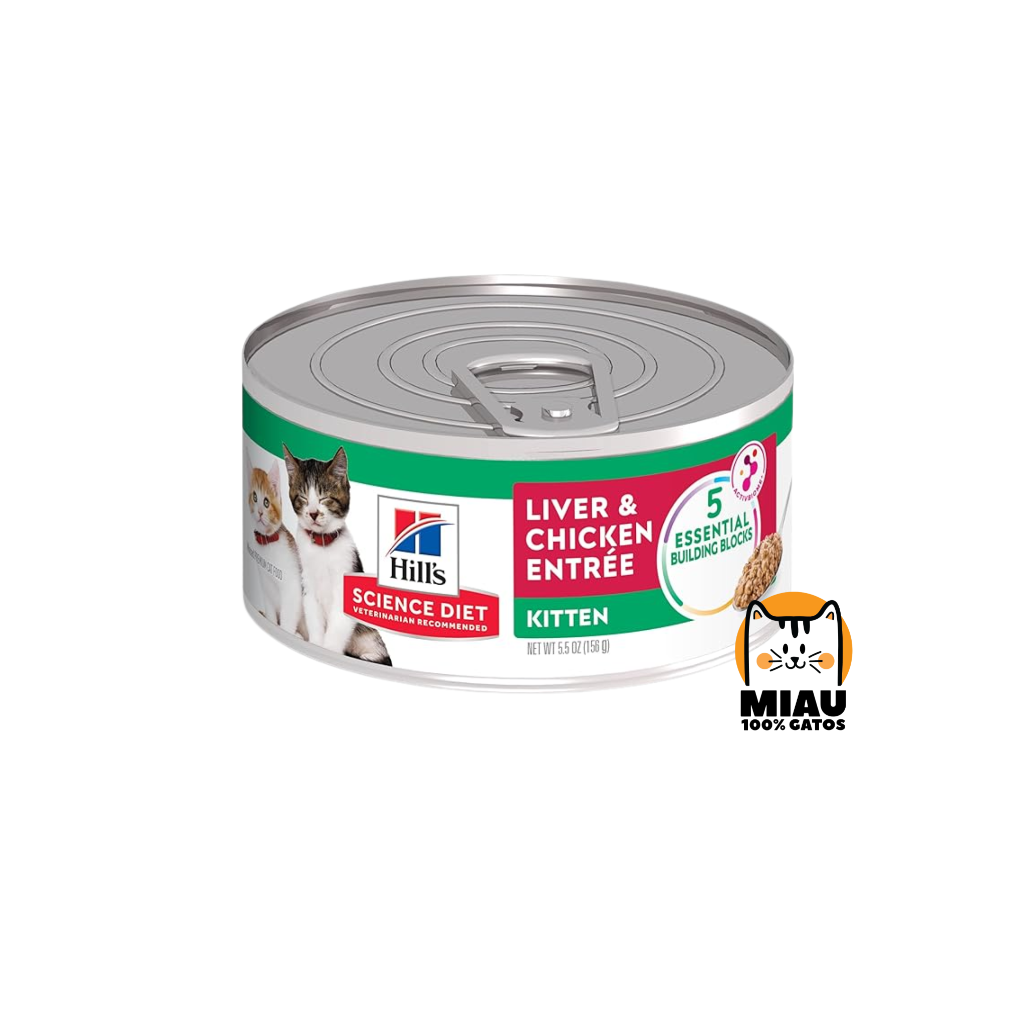 LATA HILLS KITTEN HIGADO Y POLLO 156 GR