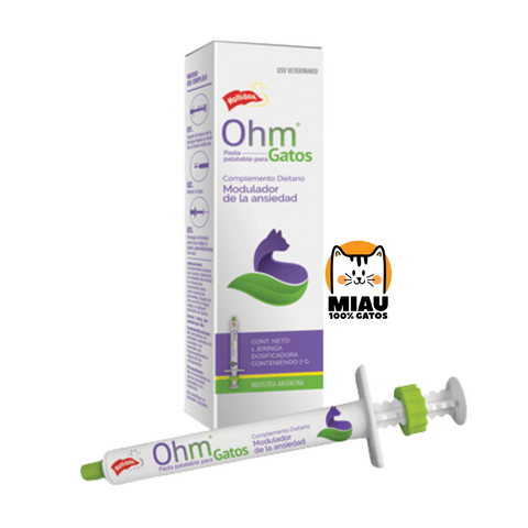 OHM PASTA MODULADOR DE ANSIEDAD GATOS
