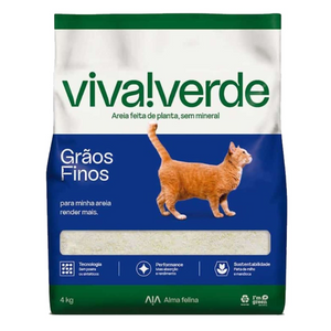 ARENA VIVA VERDE GRANOS FINOS LIMPIEZA PLENA 4 KG