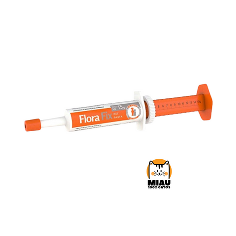 FLORAFIX PET PASTA JERINGA - 15 GR - PREBIOTICO Y PROBIOTICO