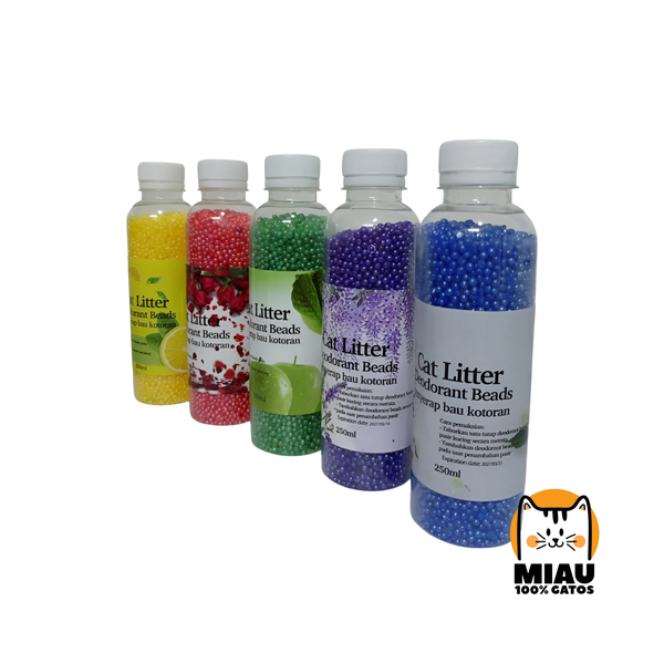 PERLAS DEODORIZANTES PARA ARENA DE GATO