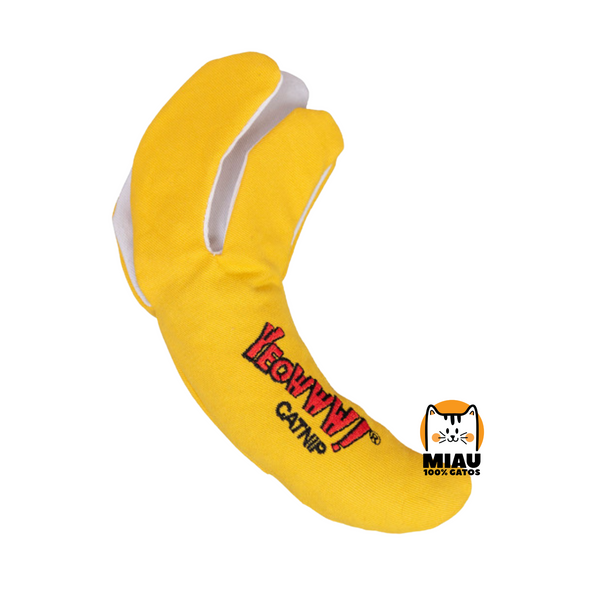 BANANA PELADA YEOWWW CATNIP - RELLENO 100% DE CATNIP