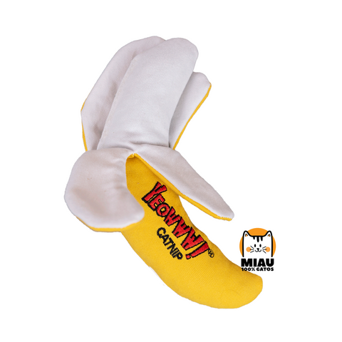 BANANA PELADA YEOWWW CATNIP - RELLENO 100% DE CATNIP