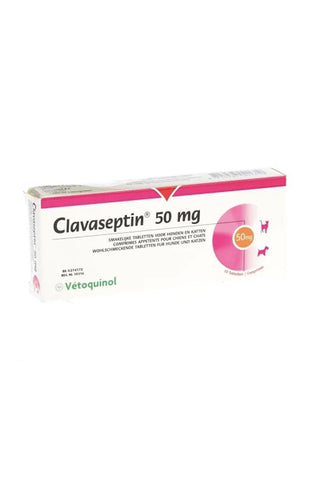 CLAVASEPTIN 50 MG X 10 PASTILLAS