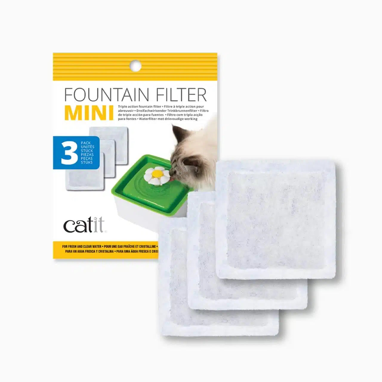 FILTRO FUENTE CATIT MINI CUADRADA