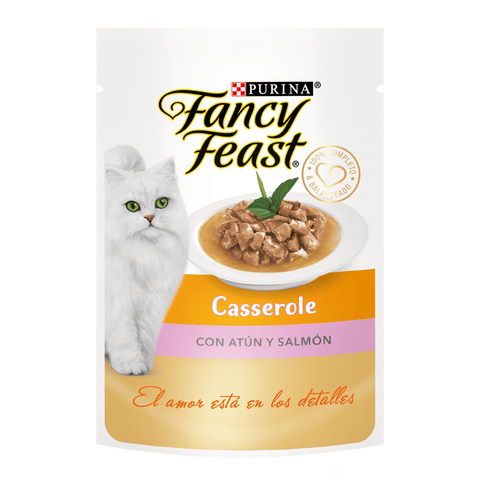 FANCY FEAST – CASSEROLE ATÚN Y SALMÓN 85GR