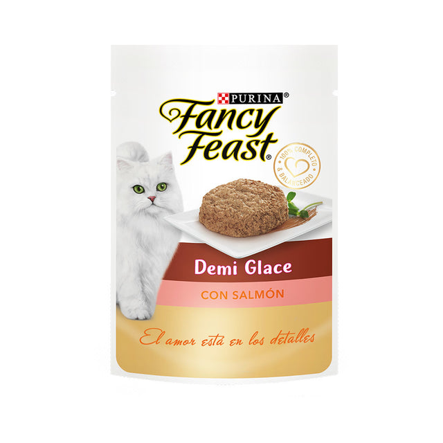 FANCY FEAST – DEMI GLACE SALMÓN 85GR