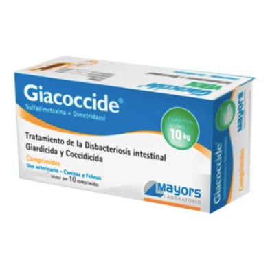 GIACOCCIDE VERDE 10 KG X 1 BLISTER x 10 TABLETAS