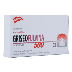 GRISEOFULVINA 500 - CAJA X 20 TAB