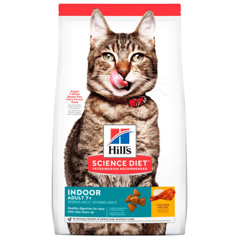 HILLS ALIMENTO GATOS INDOOR ADULTO 7+ AÑOS