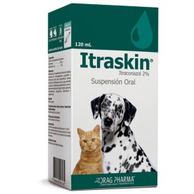 ITRASKIN - ITRACONAZOL GATOS O PERROS