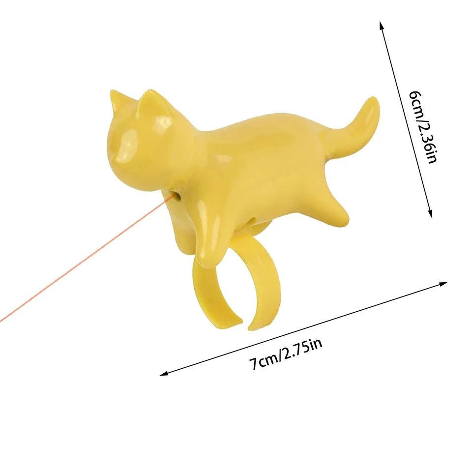 PUNTERO LÁSER TIPO ANILLO PARA GATOS