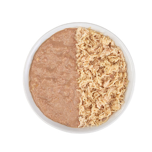 LATA TIKI CAT SILVER POLLO Y PATO EN CALDO DE HIGADO DE PATO SHREDS AND MOUSSE 68 GR