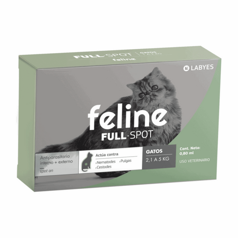 PIPETA GATOS FELINE FULL SPOT 2.1 A 5 KG
