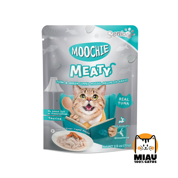 MOOCHIE MEATY ATUN Y MEJILLÓN IN GRAVY - SENIOR