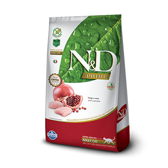 N&D GATO ADULTO - POLLO Y GRANADA 7.5 KG