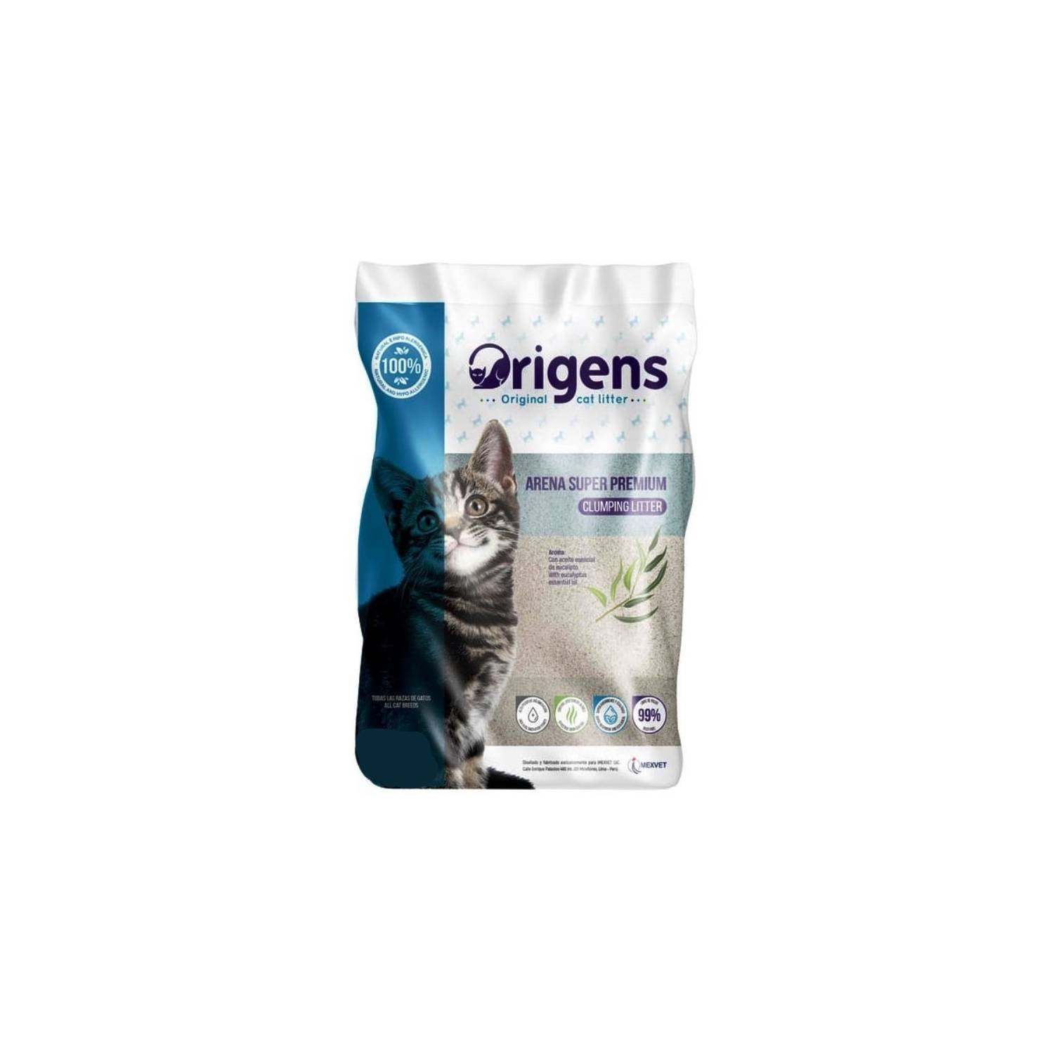 ARENA ORIGENS EUCALIPTO 5 KG