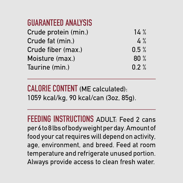 ORIJEN LATA PARA GATOS ADULTOS ATÚN, SALMÓN Y CARNE DE RES ENTREE IN BONE BROTH