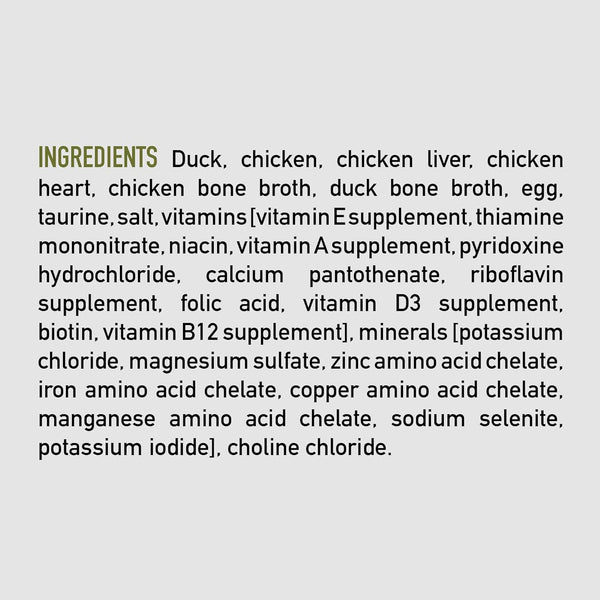 ORIJEN LATA PARA GATOS ADULTOS PATO Y POLLO ENTREE IN BONE BROTH