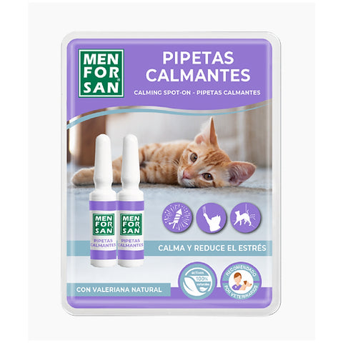 PIPETAS CALMANTES PARA GATOS MENFORSAN (2 UNIDADES)