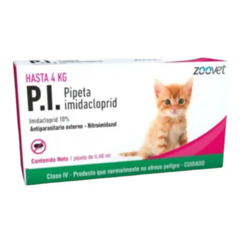 PIPETA P.I. GATOS 0-4 KG