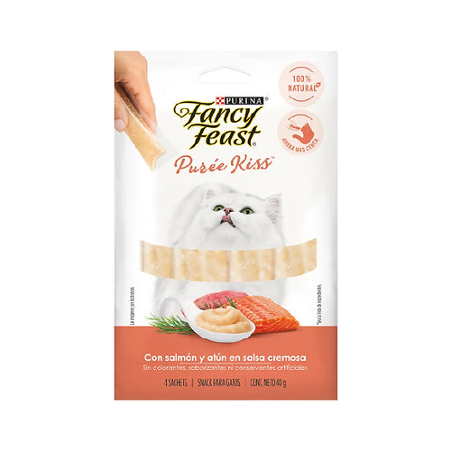 PURINA FANCY FEAST - KISS CON SALMÓN EN SALSA CREMOSA