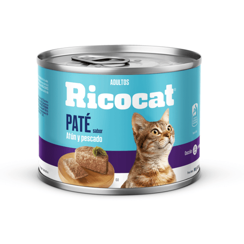 RICOCAT ADULTO PATE SABOR ATÚN Y PESCADO LATA X 160 GR